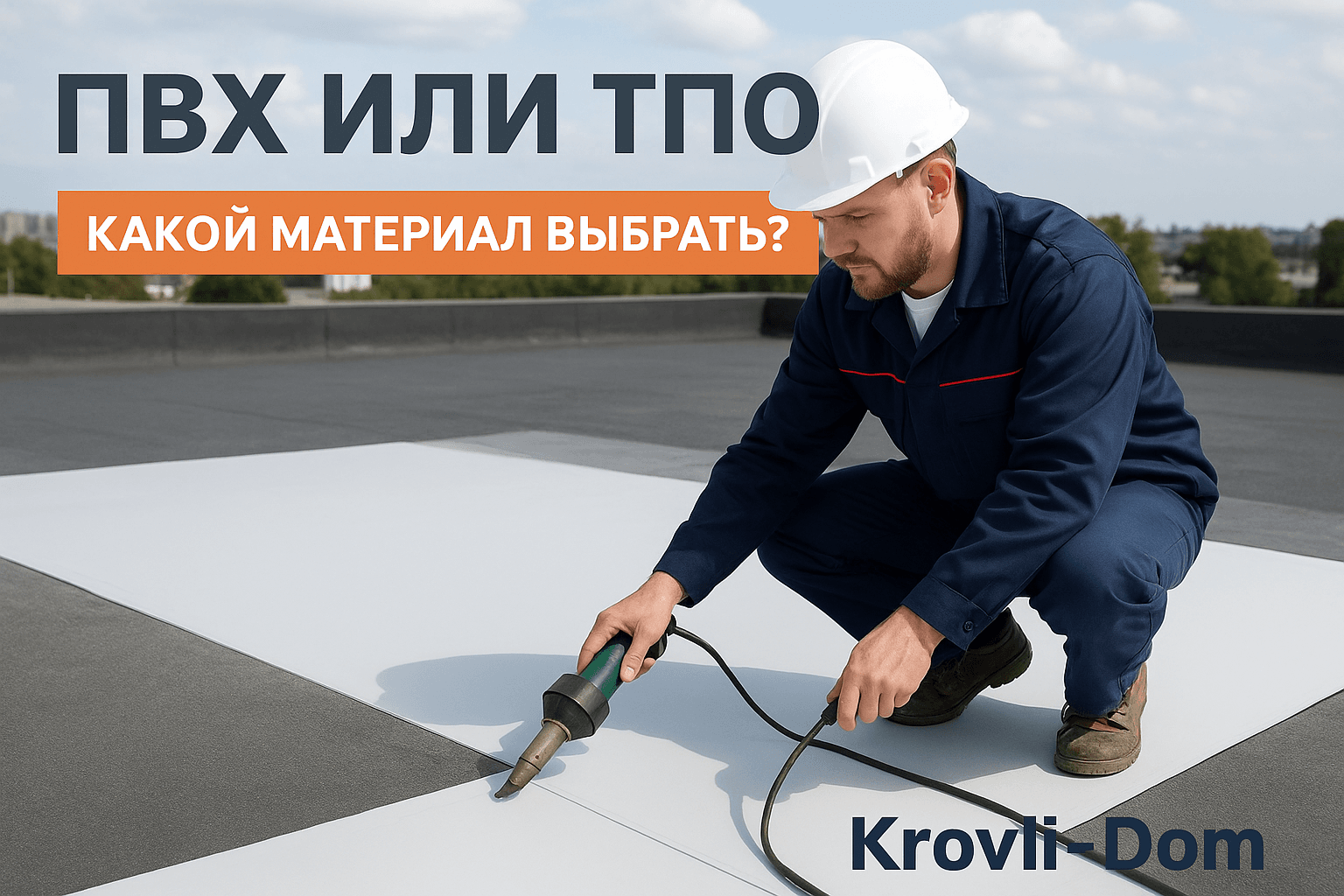 ПВХ или ТПО: какой материал выбрать для плоской кровли?